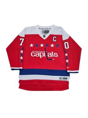 Reebok Washington Capitals Edgell #70 Youth L XL NHL Hockey Jersey